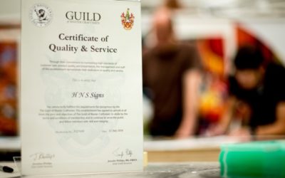 ‘Certificate of Quality & Service’ by The Guild of Master Craftsmen