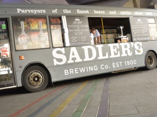 Sadler’s Brewing Co. Bus Wrap